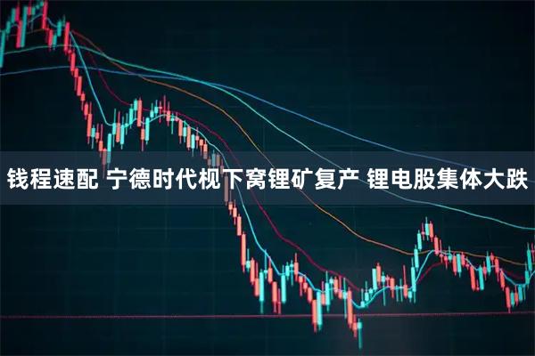 钱程速配 宁德时代枧下窝锂矿复产 锂电股集体大跌