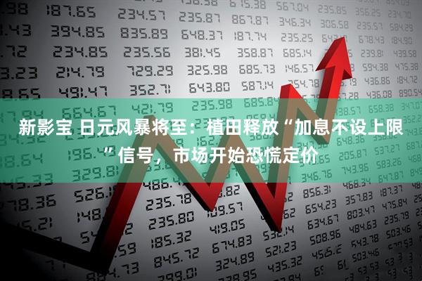 新影宝 日元风暴将至：植田释放“加息不设上限”信号，市场开始恐慌定价